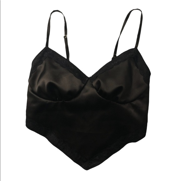 Black Satin Cami - Picture 1 of 2